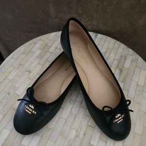 Coach leather flats size 8